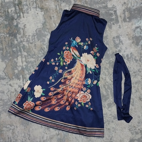 Like New! Navy Collared Dress - Picture 2 of 5